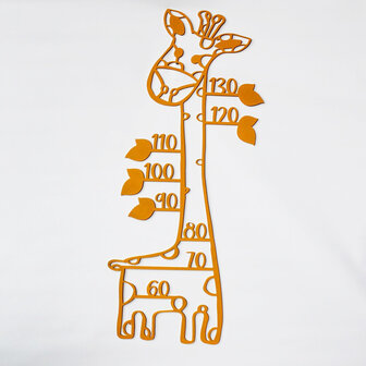 Groeimeter giraffe Geel